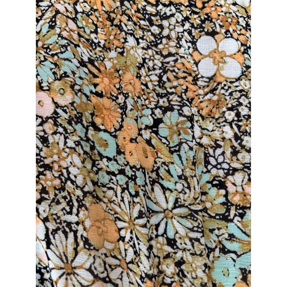 Free People Feeling Groovy Maxi Dress Women XS Multicolor Floral Tiered Boho - Picture 4 of 16